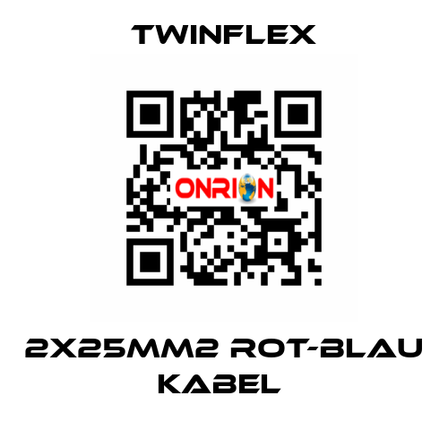 2X25MM2 ROT-BLAU KABEL  Twinflex