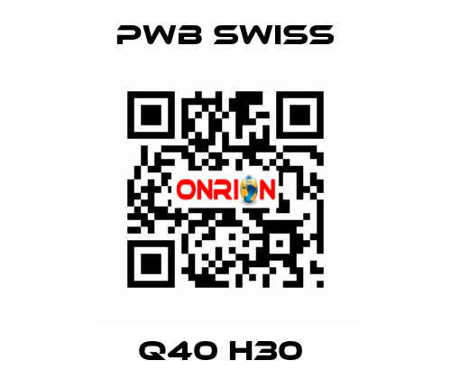 Q40 H30  PWB Swiss