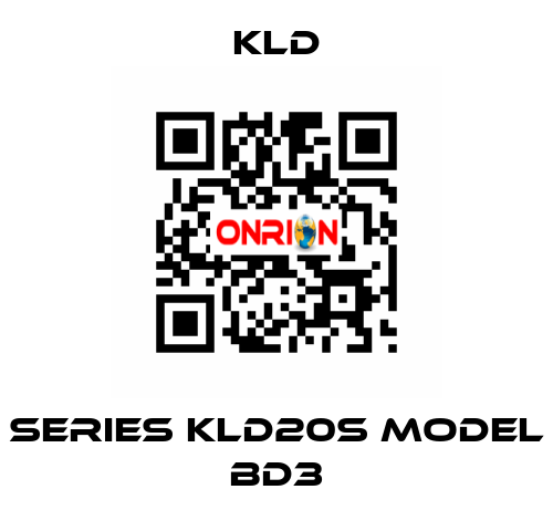 Series KLD20S Model BD3 KLD