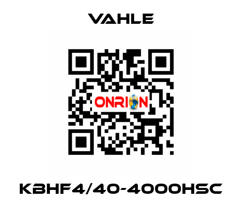 KBHF4/40-4000HSC Vahle