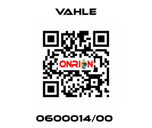 0600014/00  Vahle