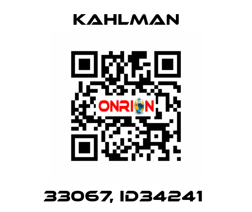 33067, ID34241  Kahlman