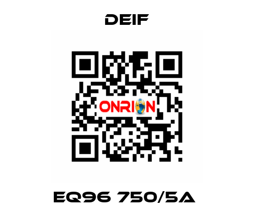 EQ96 750/5A  Deif