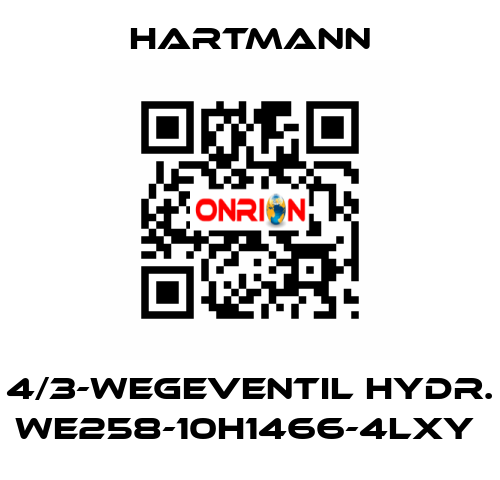 4/3-Wegeventil hydr. WE258-10H1466-4LXY  Hartmann