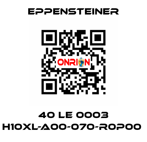 40 LE 0003 H10XL-A00-070-R0P00  Eppensteiner