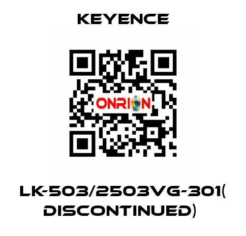 LK-503/2503VG-301( discontinued)  Keyence