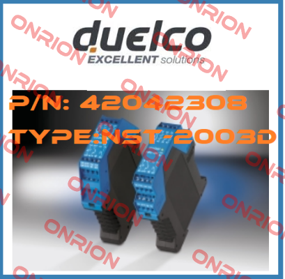 P/N: 42042308 Type: NST-2003D 48-240VAC DUELCO