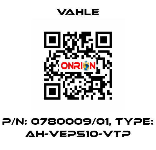 P/n: 0780009/01, Type: AH-VEPS10-VTP Vahle