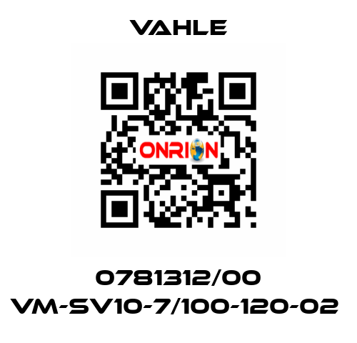 0781312/00 VM-SV10-7/100-120-02  Vahle