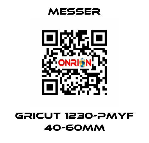 Gricut 1230-PMYF 40-60mm Messer