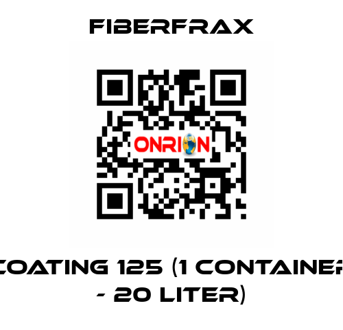 COATING 125 (1 container - 20 liter) Fiberfrax