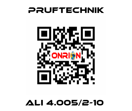  ALI 4.005/2-10  Pruftechnik