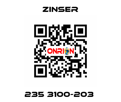 235 3100-203  Zinser