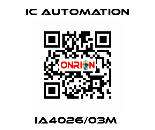 IA4026/03M  ic automation