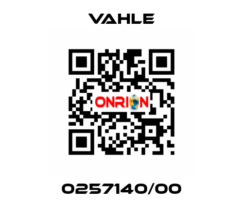 0257140/00 Vahle