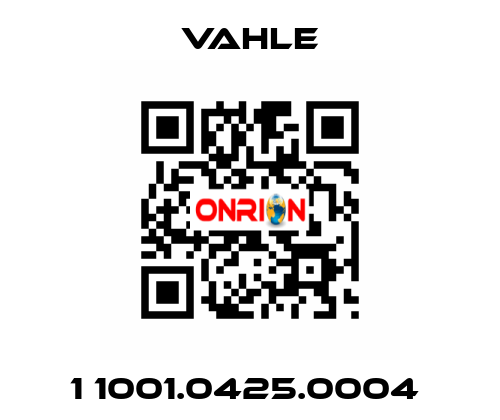 1 1001.0425.0004  Vahle