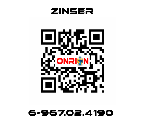 6-967.02.4190  Zinser