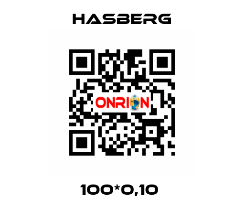 100*0,10  Hasberg