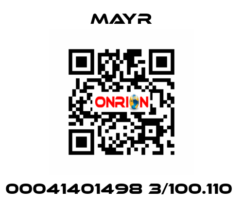 00041401498 3/100.110  Mayr