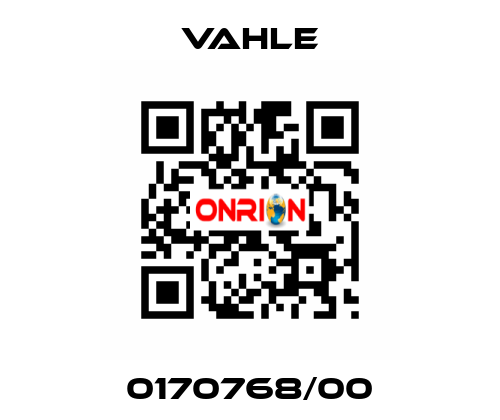 0170768/00 Vahle