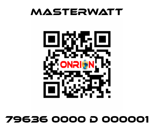 79636 0000 D 000001 Masterwatt