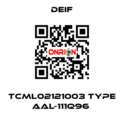 TCML02121003 TYPE AAL-111Q96  Deif