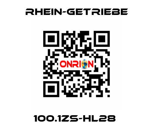 100.1ZS-HL28  Rhein-Getriebe