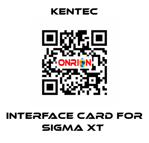 Interface Card For Sigma XT  Kentec