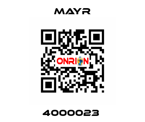 4000023  Mayr