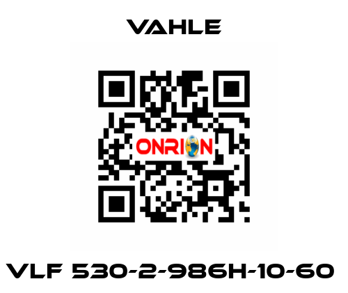 VLF 530-2-986H-10-60  Vahle