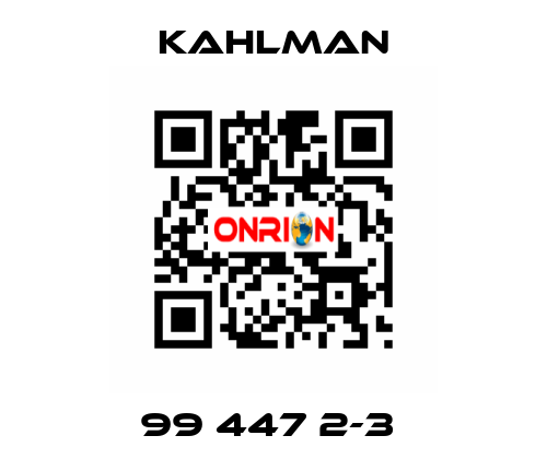 99 447 2-3  Kahlman