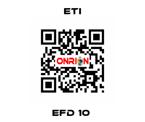 EFD 10  Eti