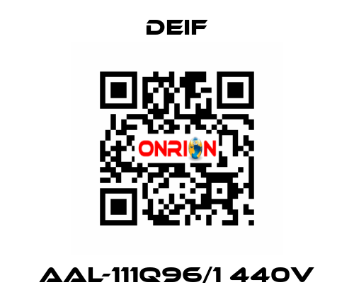 AAL-111Q96/1 440V Deif