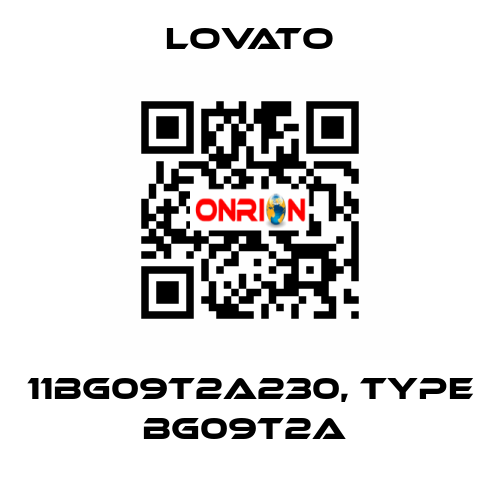 11BG09T2A230, Type BG09T2A  Lovato