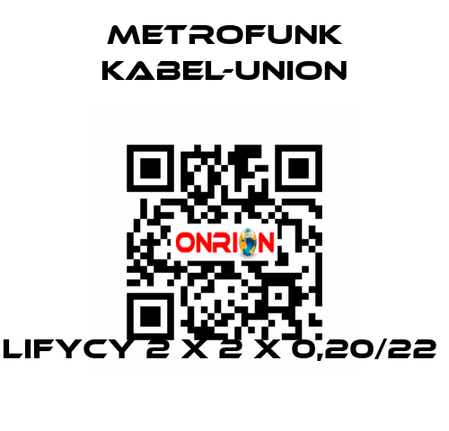 LifYCY 2 x 2 x 0,20/22  METROFUNK KABEL-UNION