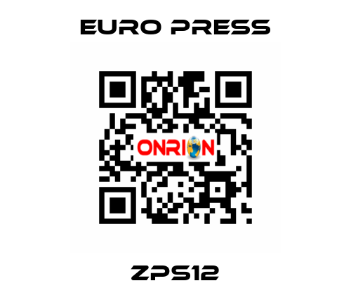 ZPS12 Euro Press