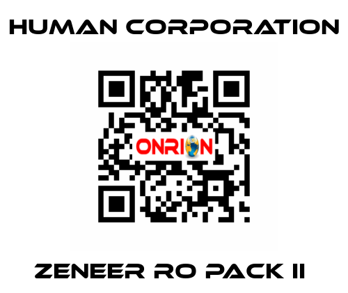 ZENEER RO PACK II  Human Corporation