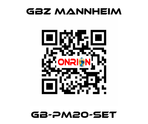 GB-PM20-Set GBZ MANNHEIM