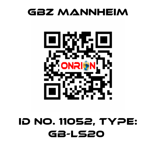 Id No. 11052, Type: GB-LS20  GBZ MANNHEIM