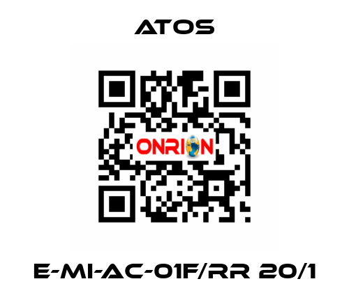 E-MI-AC-01F/RR 20/1 Atos