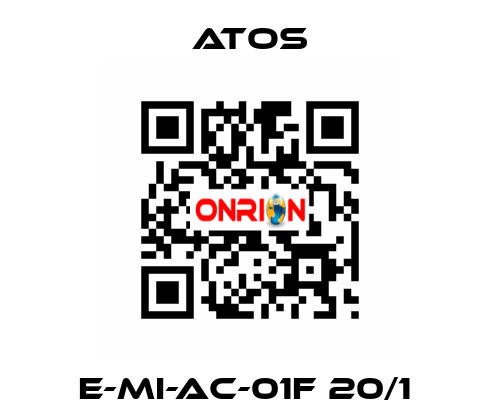 E-MI-AC-01F 20/1  Atos