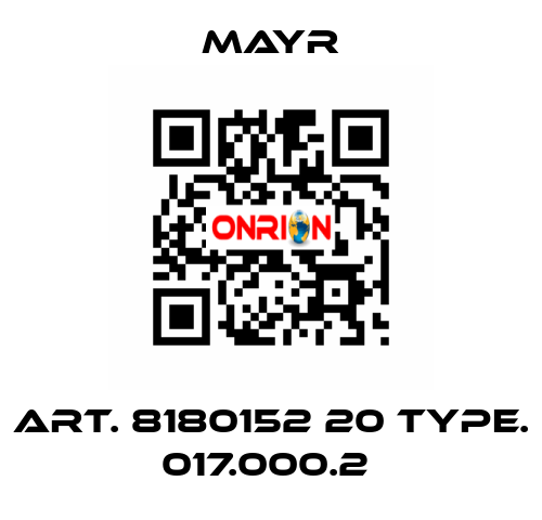 Art. 8180152 20 Type. 017.000.2  Mayr