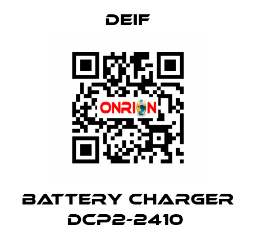 BATTERY CHARGER DCP2-2410  Deif