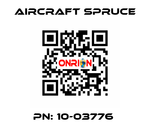 PN: 10-03776  Aircraft Spruce