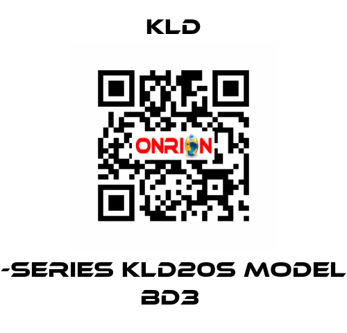 -Series KLD20S Model BD3  KLD