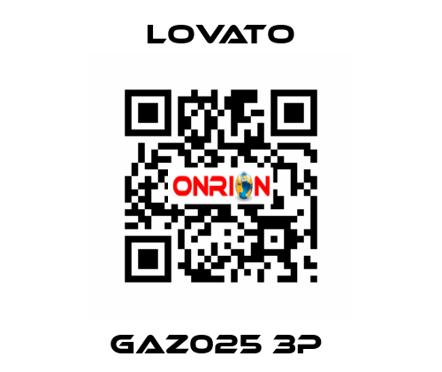 GAZ025 3P  Lovato