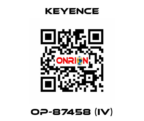 OP-87458 (IV) Keyence