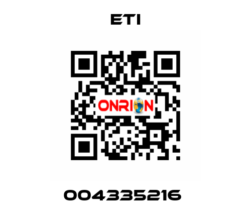 004335216  Eti