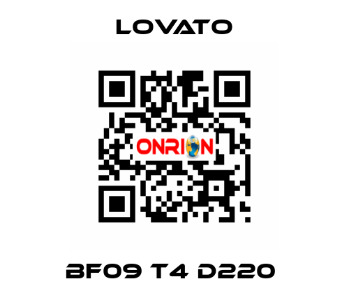 BF09 T4 D220  Lovato