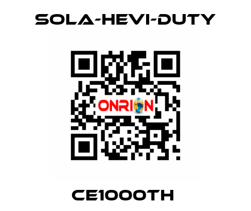 CE1000TH  Sola-Hevi-Duty